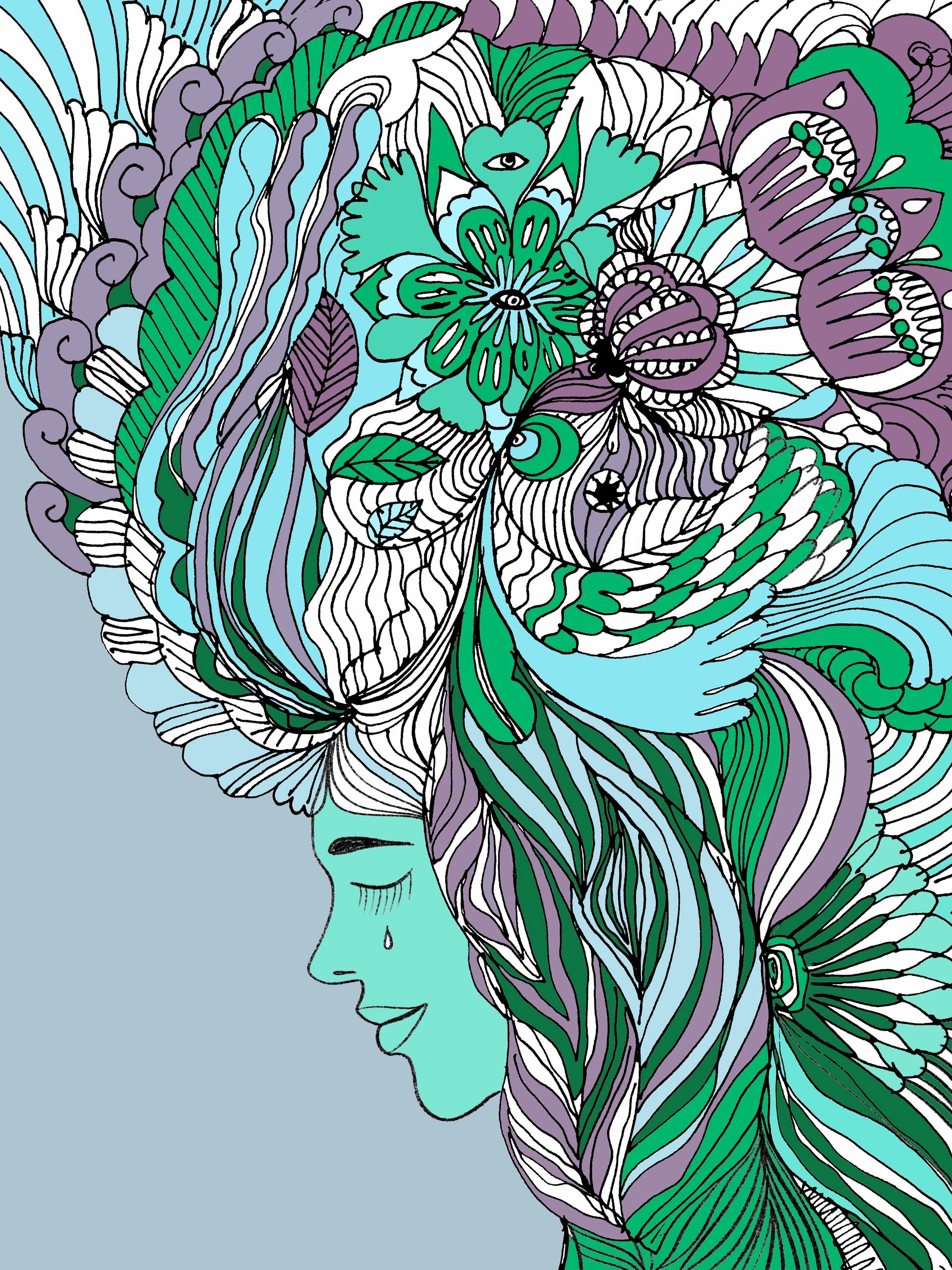 Illustrated portrait for Steel